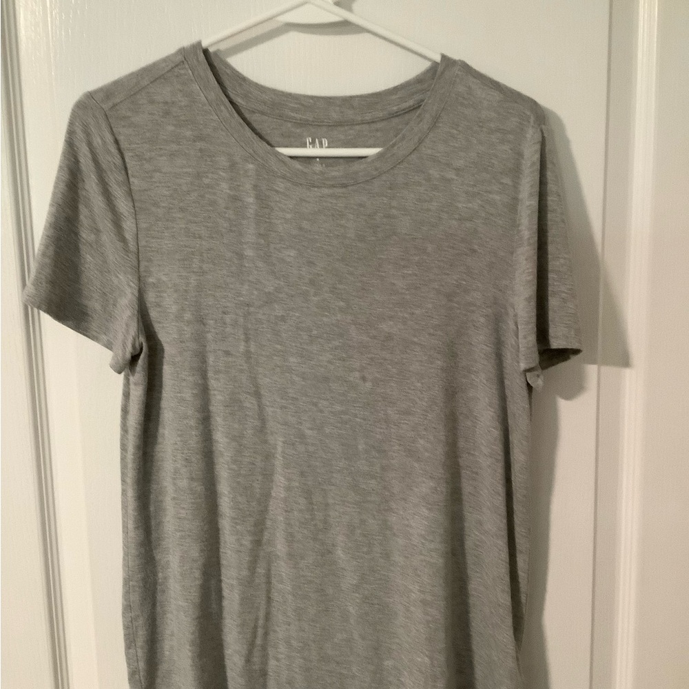 GAP Luxe Heather Gray Tee